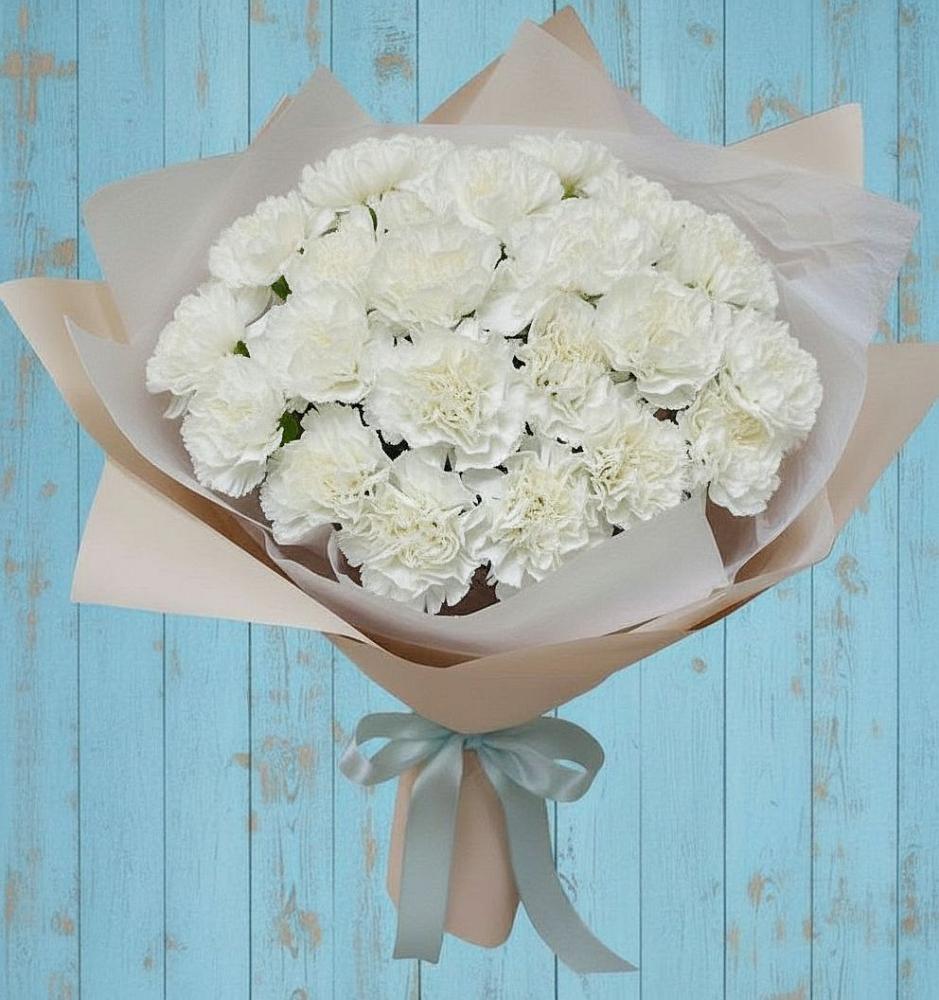 Букет цветов из: Гвоздики в Потьме