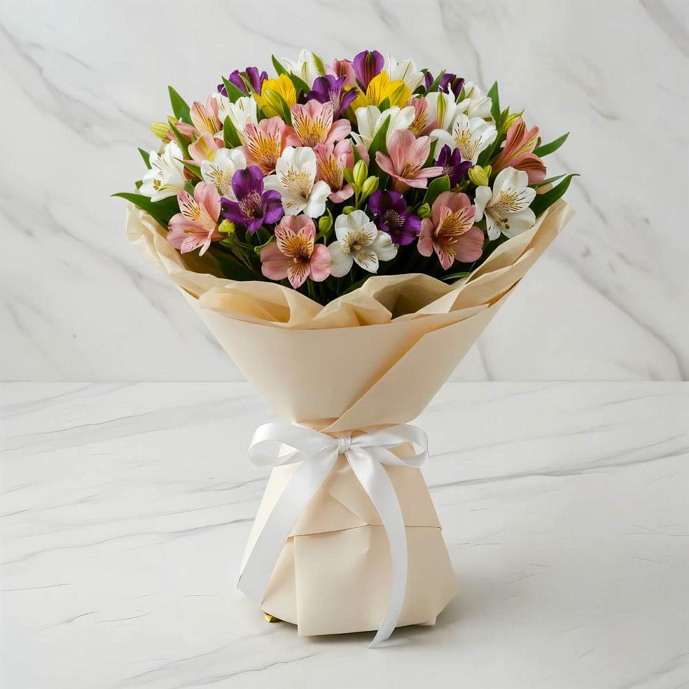 Букет цветов из: Альстромерии в Потьме