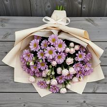 Букет цветов из:  Розы и Хризантемы #REPLACE_PRED# Потьме