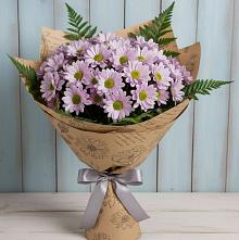 Букет цветов из:  Хризантемы #REPLACE_PRED# Потьме