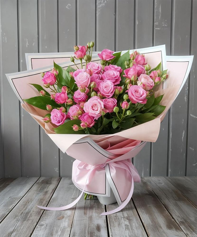 Букет Розовый кустик в Потьме