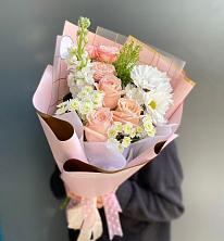 Букет цветов из:  Хризантемы и Розы в Потьме