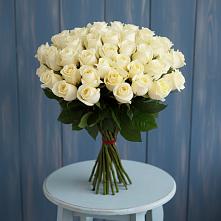 Букет 51 Белая роза Эдлесс Лав в Потьме