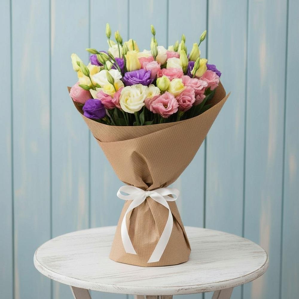 Букет цветов из: Лизиантусы в Потьме