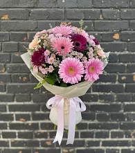 Букет цветов из:  Герберы и Хризантемы в Потьме