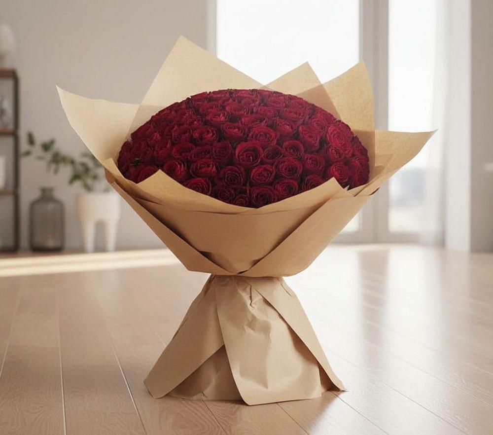 Букет 101 Красная роза в Потьме