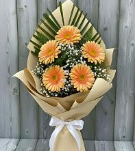 Букет цветов из:  Герберы #REPLACE_PRED# Потьме