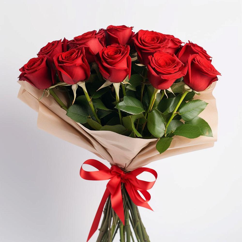 Букет 11 Красных роз Эдлесс Лав в Потьме