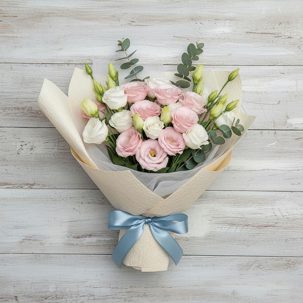 Букет цветов из: Лизиантусы в Потьме